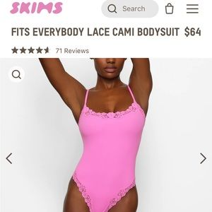 Skims lace body suit never worn or tried on